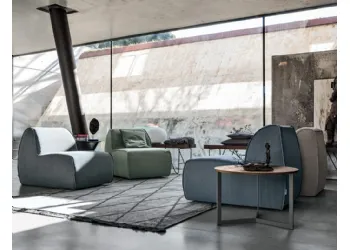 Fauteuil en diverses couleurs Tissu