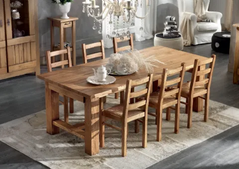 Chaise en bois Sitting paille
