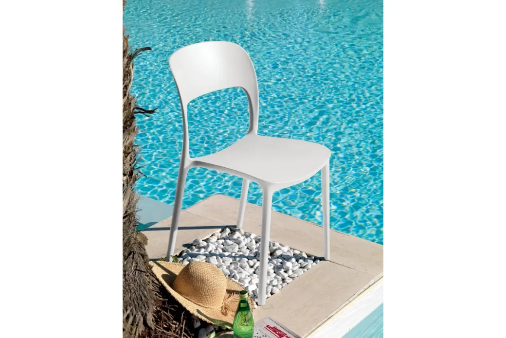 Chaise Gipsy Blanc