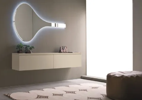 Miroir en forme de rétro-éclairé