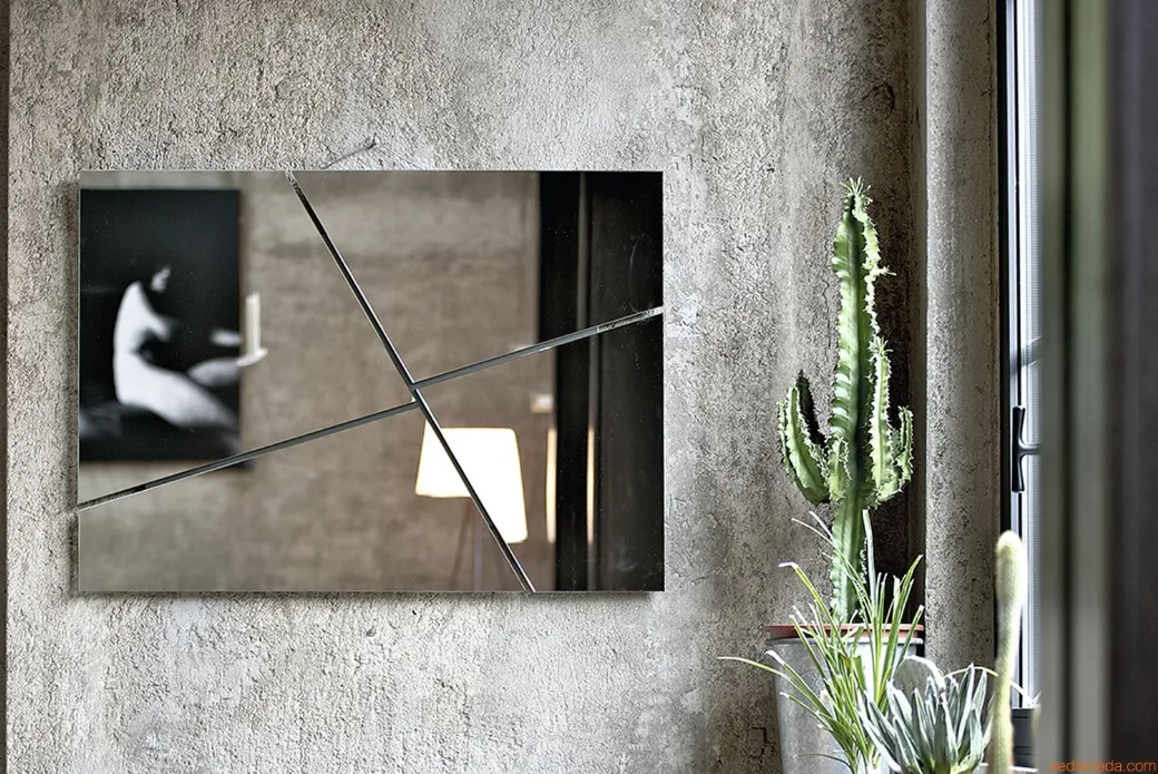 Miroir Porte-structure en acier