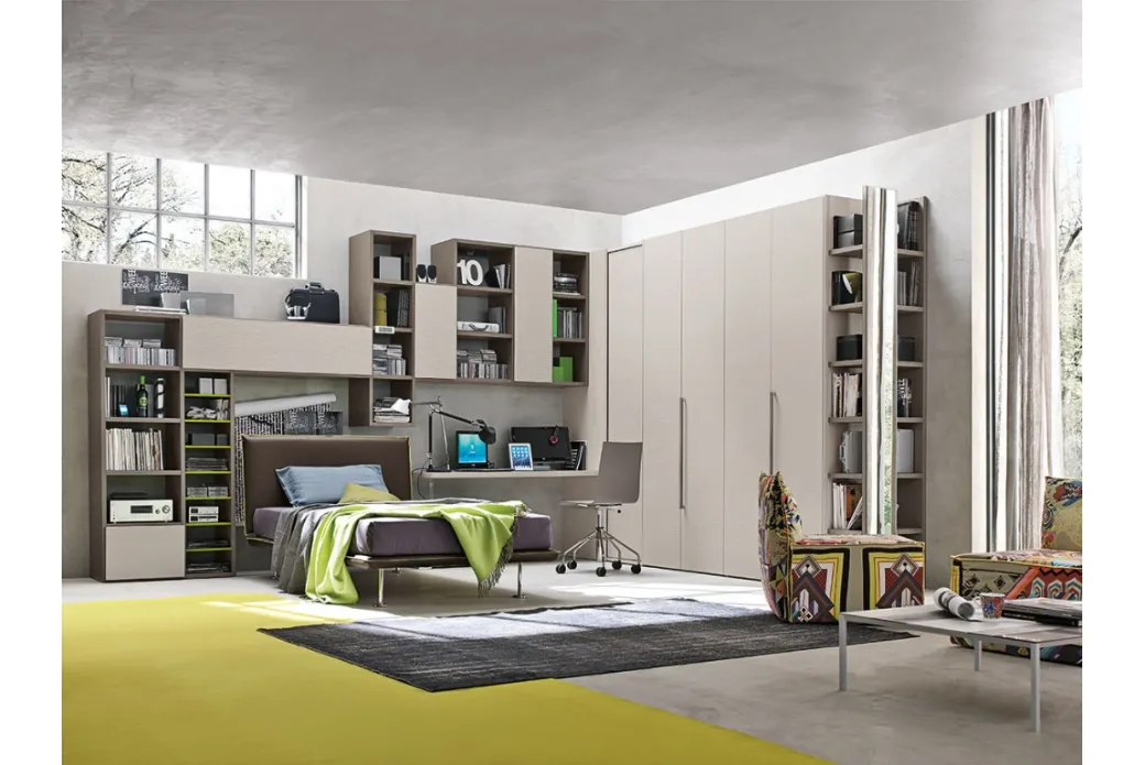 Chambre avec placard Bibliothèque Coin