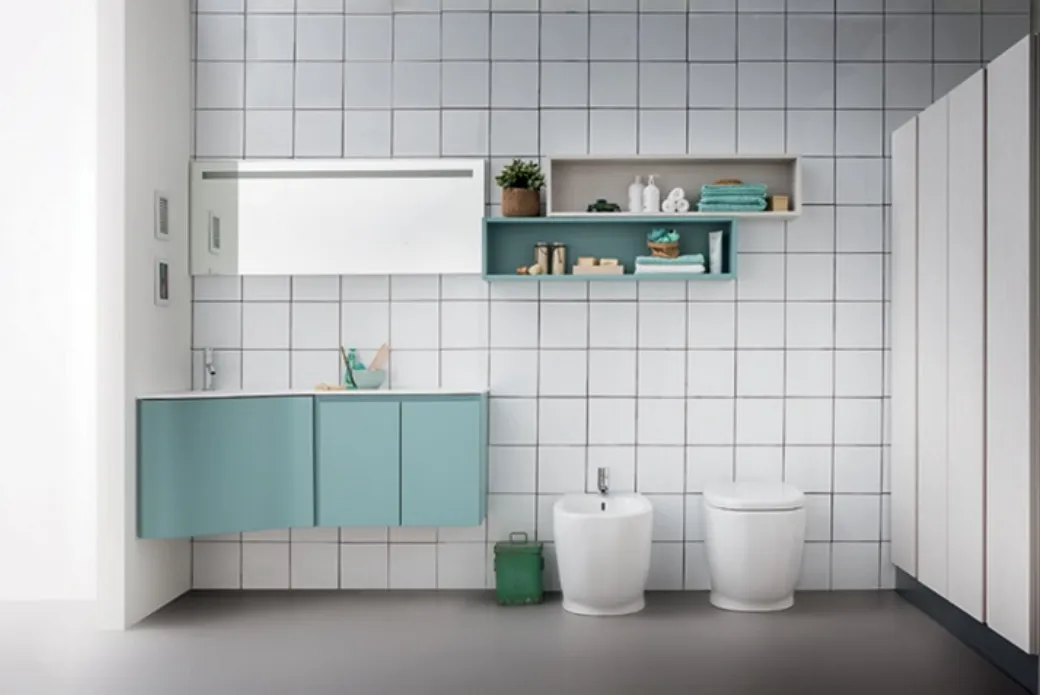 Douche Base mobile Vasque d'angle