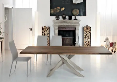 Table rectangulaire en bois