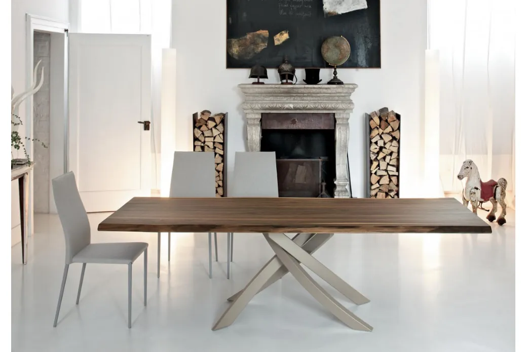 Table rectangulaire en bois