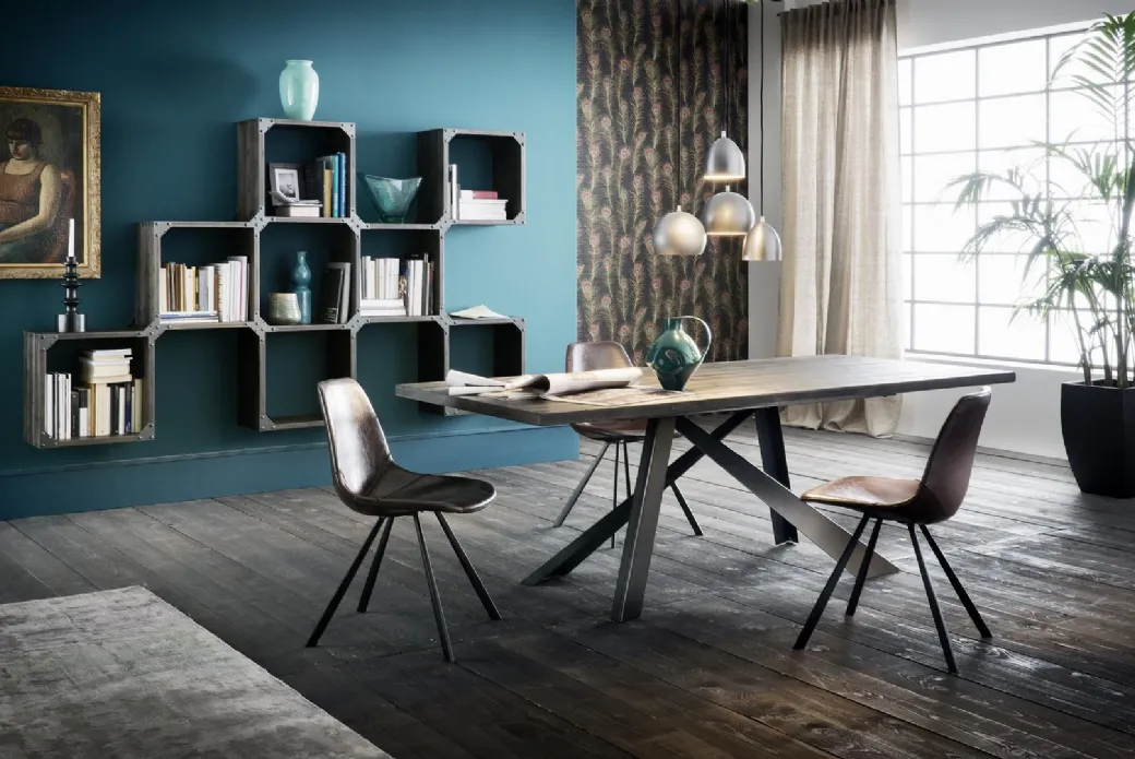 Table facile avec support en métal