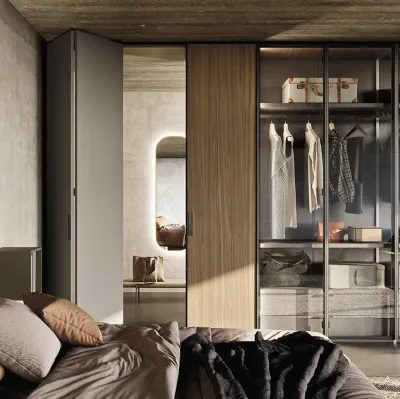 Armoire avec portes pliantes Comp N06A de Mobilgam.