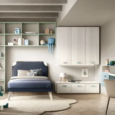 Chambre à pont K102 de Moretti Compact Camerette.