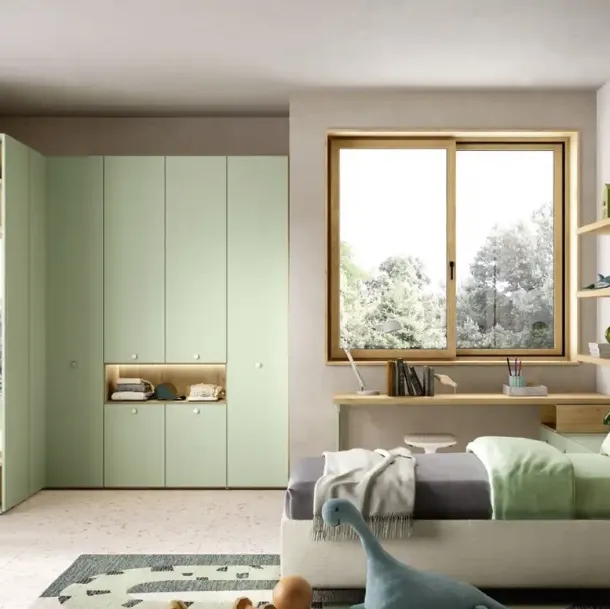 Chambre modulaire K117 par Moretti Compact Camerette