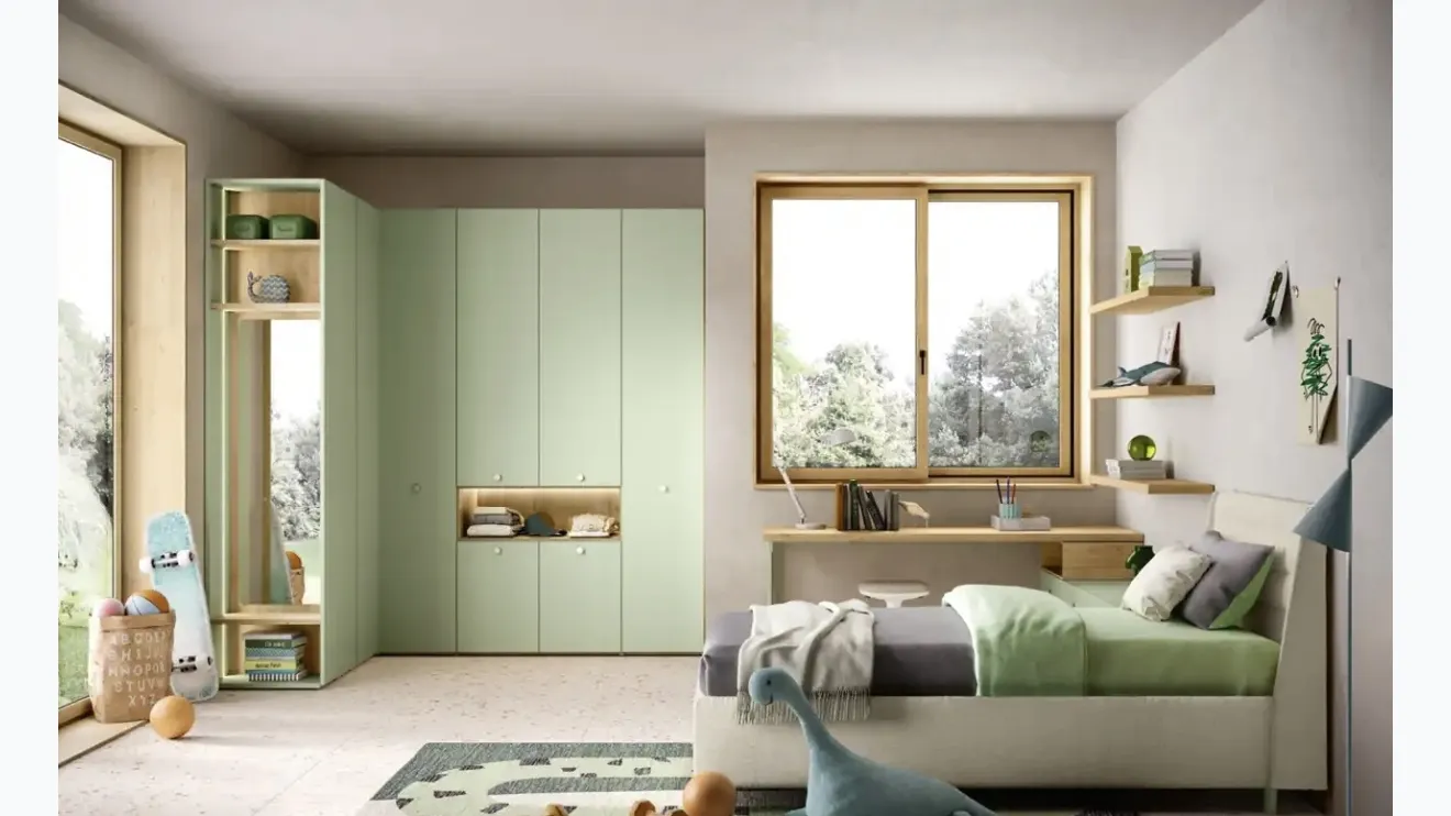 Chambre modulaire K117 par Moretti Compact Camerette