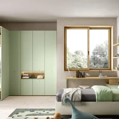 Chambre modulaire K117 par Moretti Compact Camerette