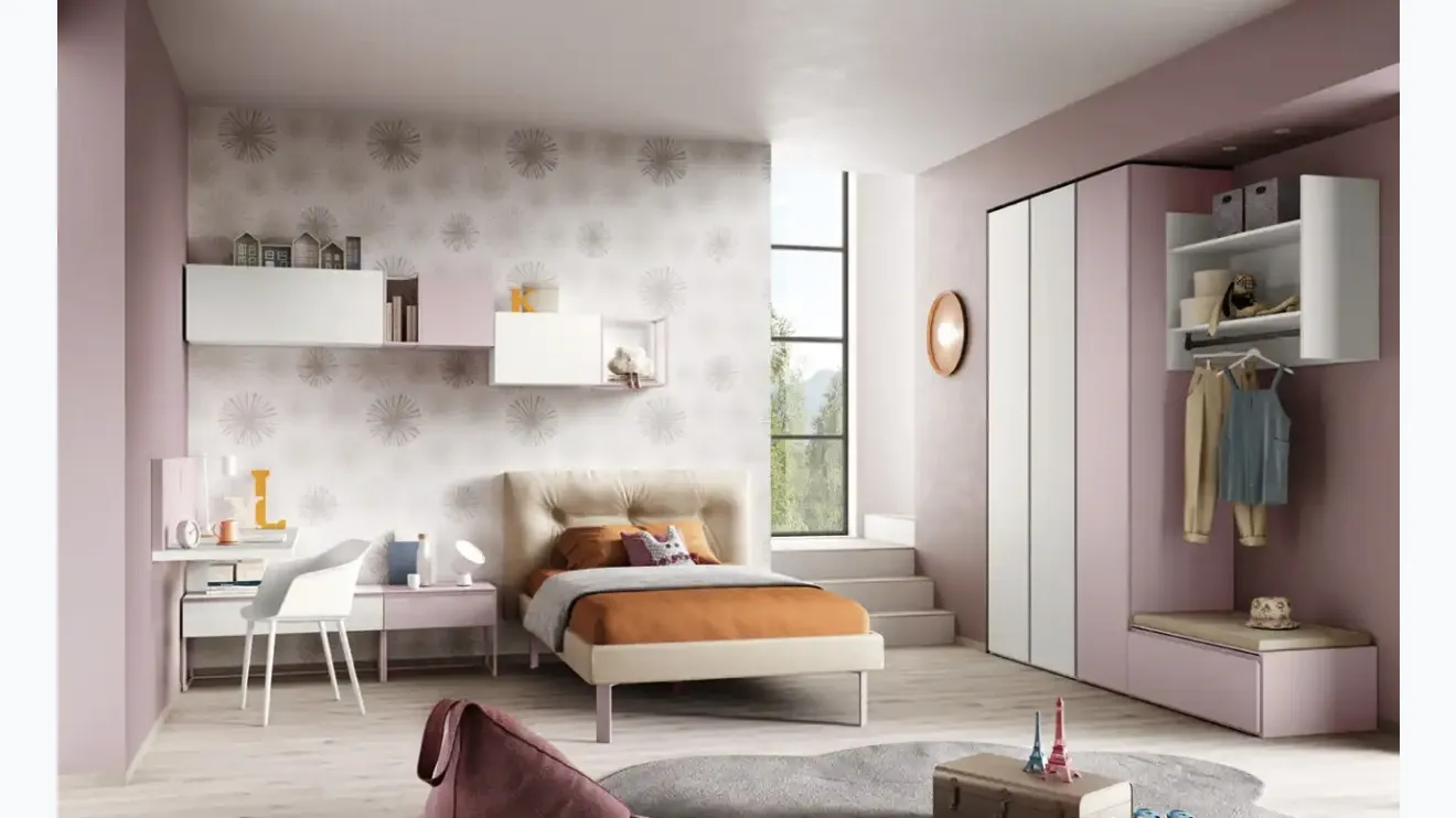 La traduction en français du texte est :
Collection de chambres à coucher mod