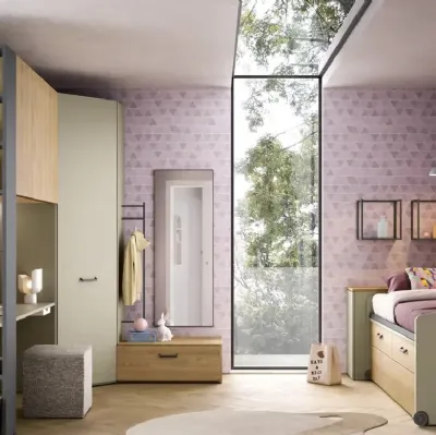 Chambre mezzanine K122 de Moretti Compact Chambres pour enfants