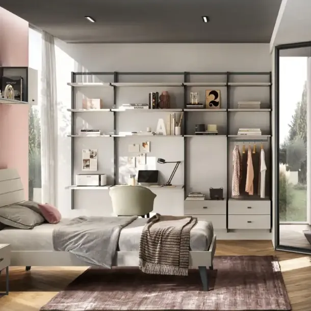 Chambre modulaire Y105 de Moretti Compact Camerette