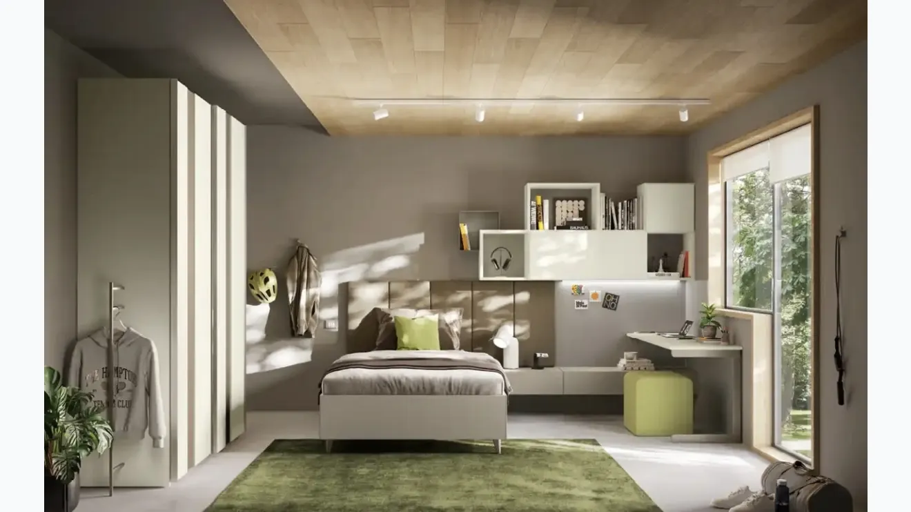 Chambre d'enfant Y110 de Moretti Compact Camerette.