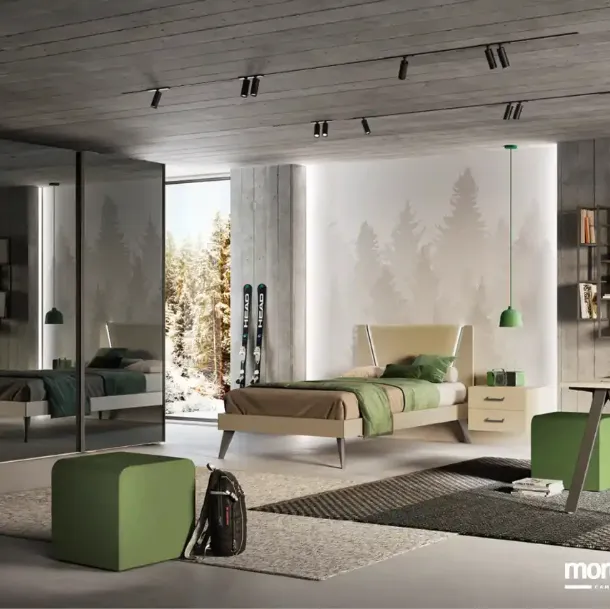 Chambre modulable Y116 de Moretti Compact Chambres d'enfants