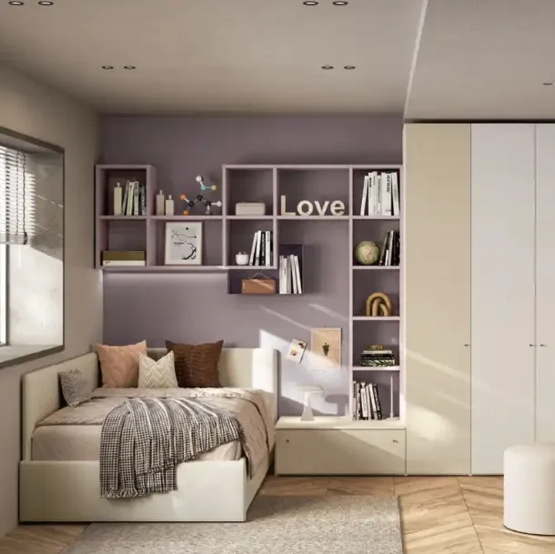 Chambre sur mesure pour les enfants Y117 de Moretti Compact Chambres.