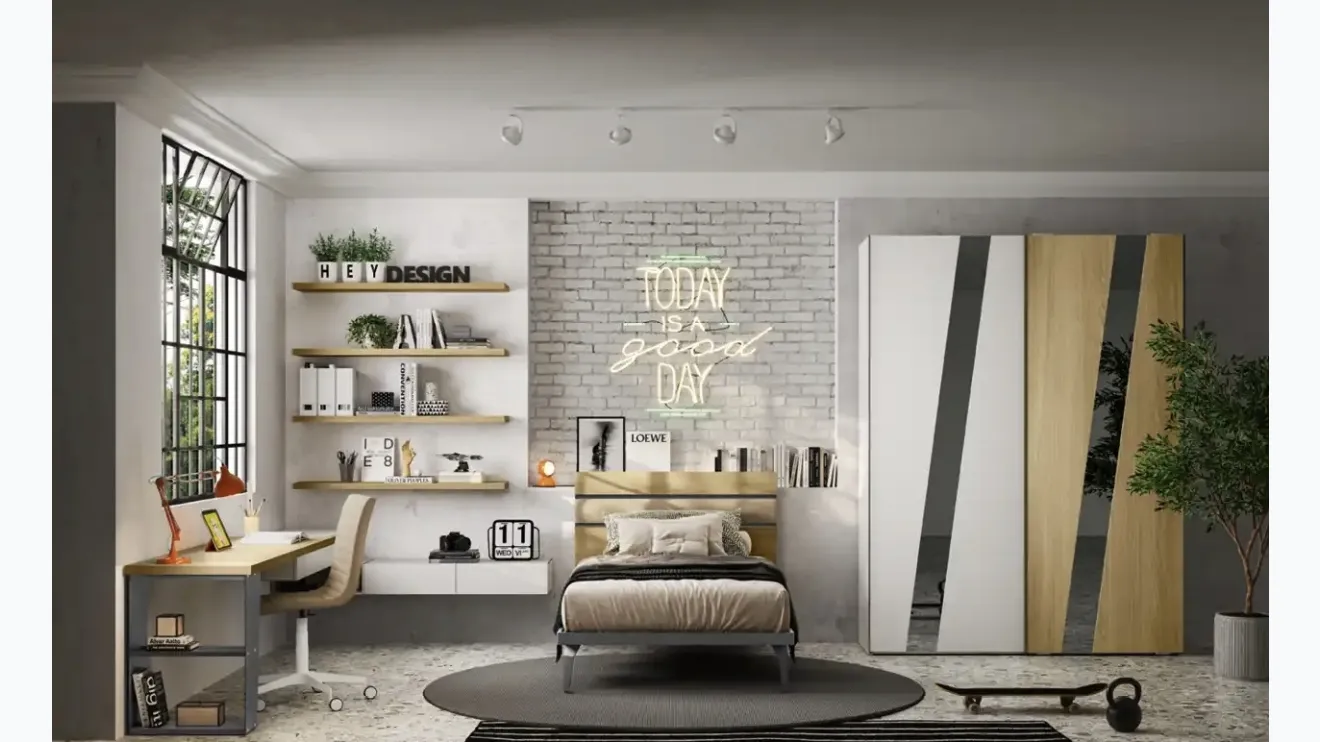 Chambre modulable Y119 de Moretti Compact Camerette