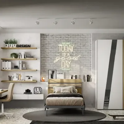 Chambre modulable Y119 de Moretti Compact Camerette