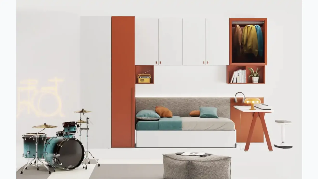 Chambre Pont YGAB de Moretti Compact Camerette