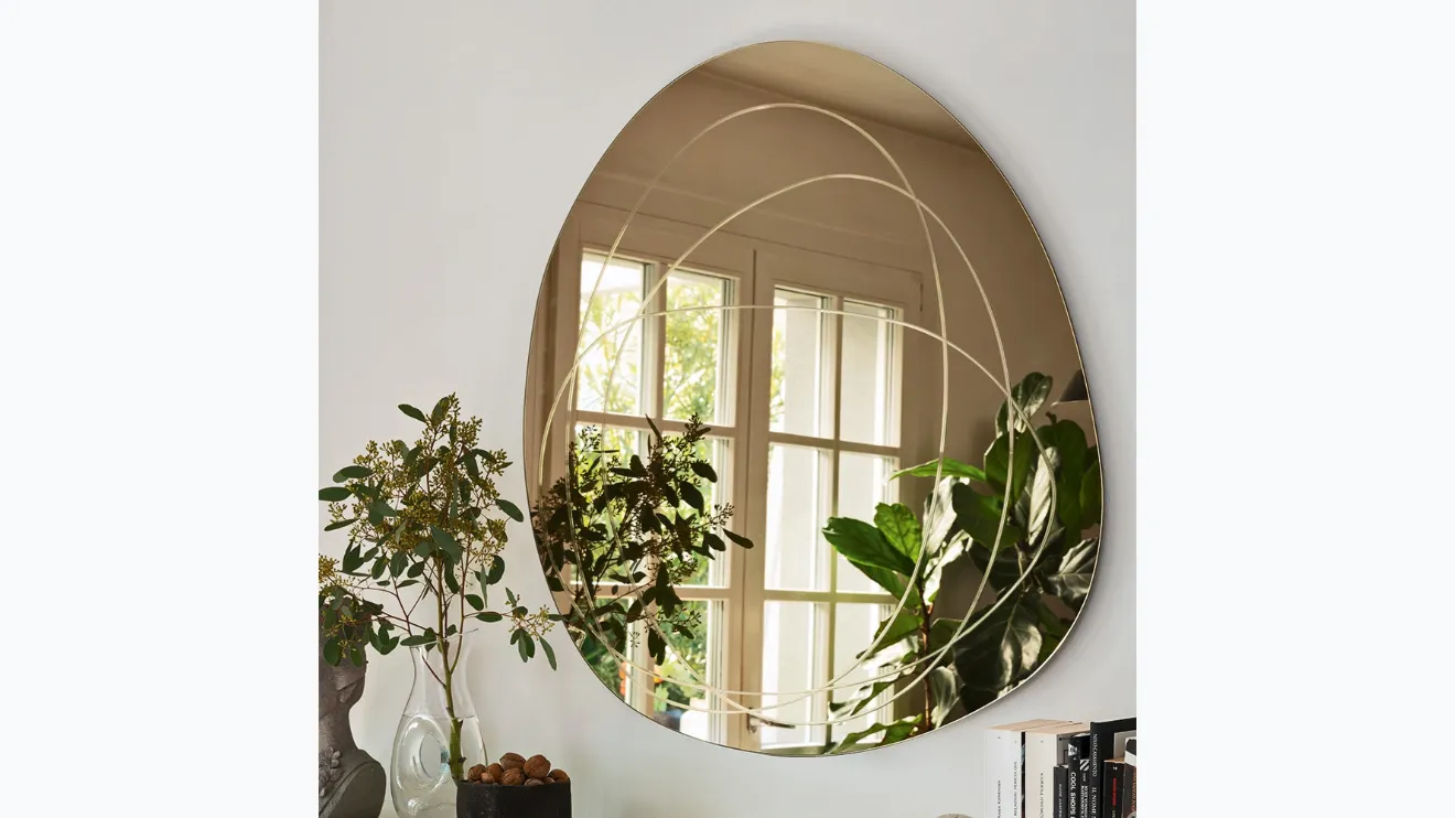 Miroir gravé de Connubia