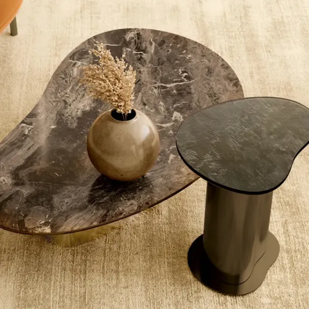 Petite table en SuperMarmo Nexus de Bontempi