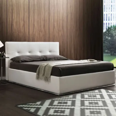 Lit Alexia en simili cuir Ergogreen.