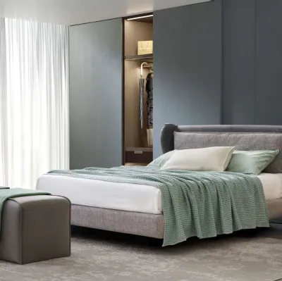 Lit Charles en tissu rembourré de Rosini Night