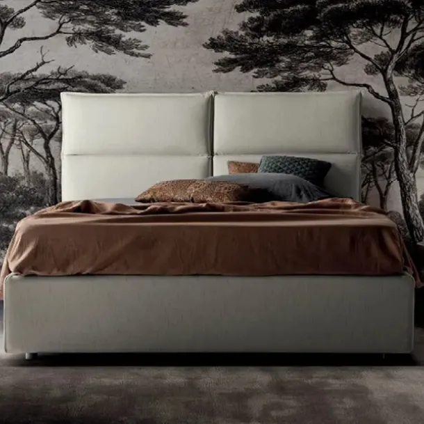 Lit double avec conteneur Megan de Rigosalotti