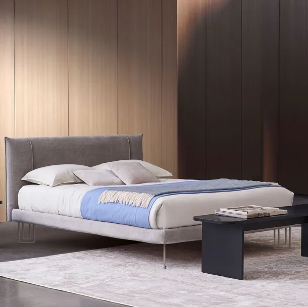 Lit Sakura en tissu rembourré de Rosini Night