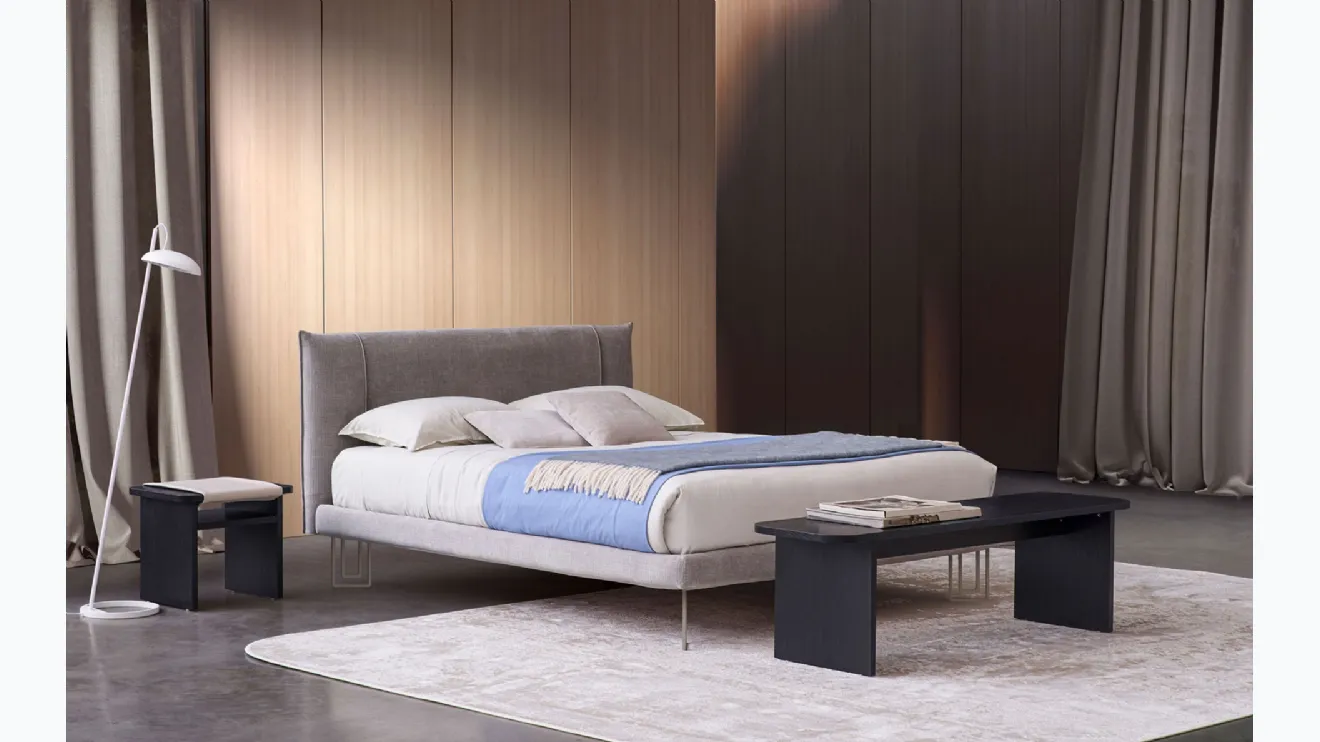 Lit Sakura en tissu rembourré de Rosini Night