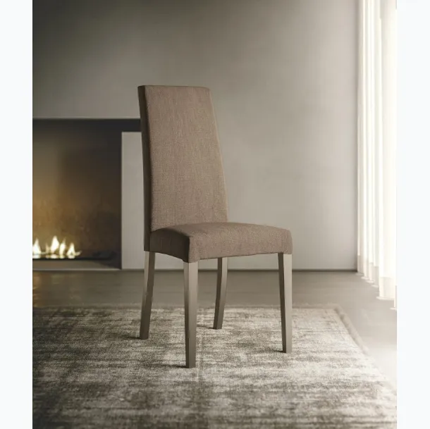 Chaise Adele en tissu rembourré de Sedit