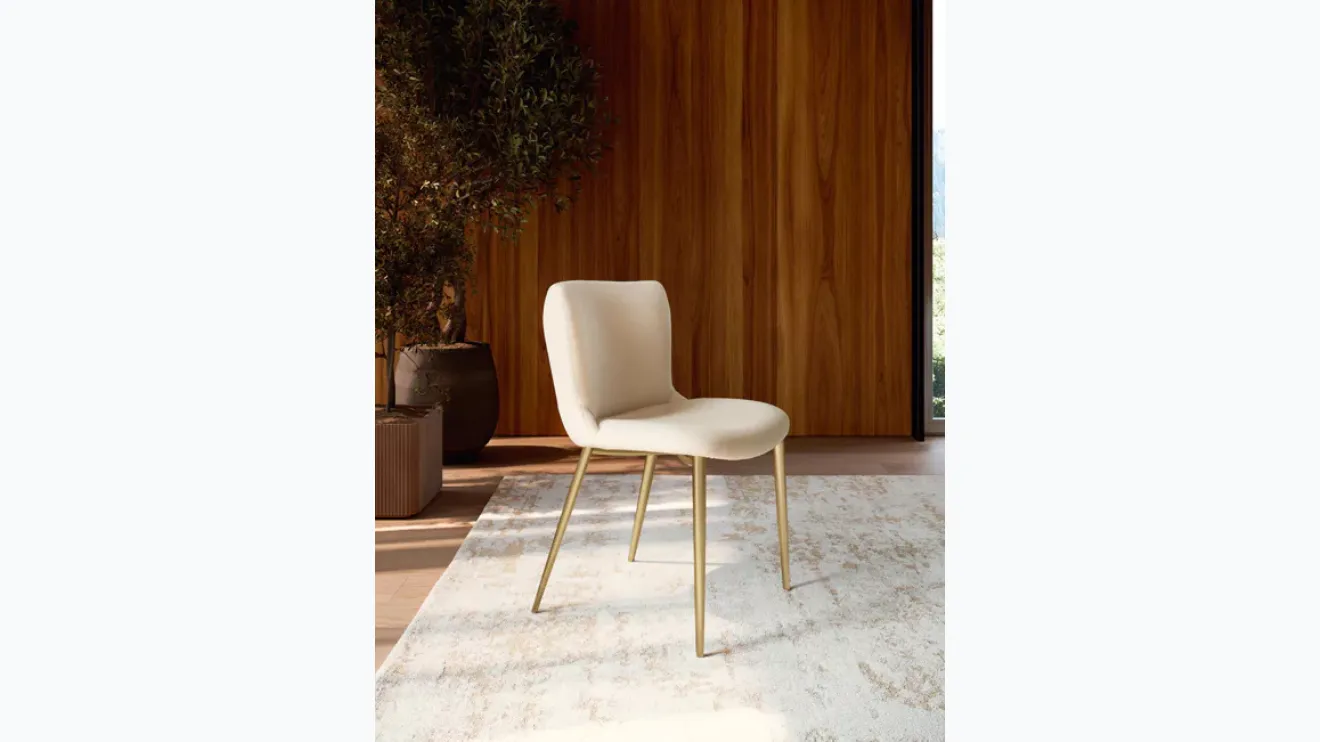Chaise en tissu Ariel de Bontempi
