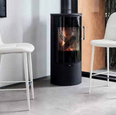 Tabouret en similicuir Chantal de Bontem