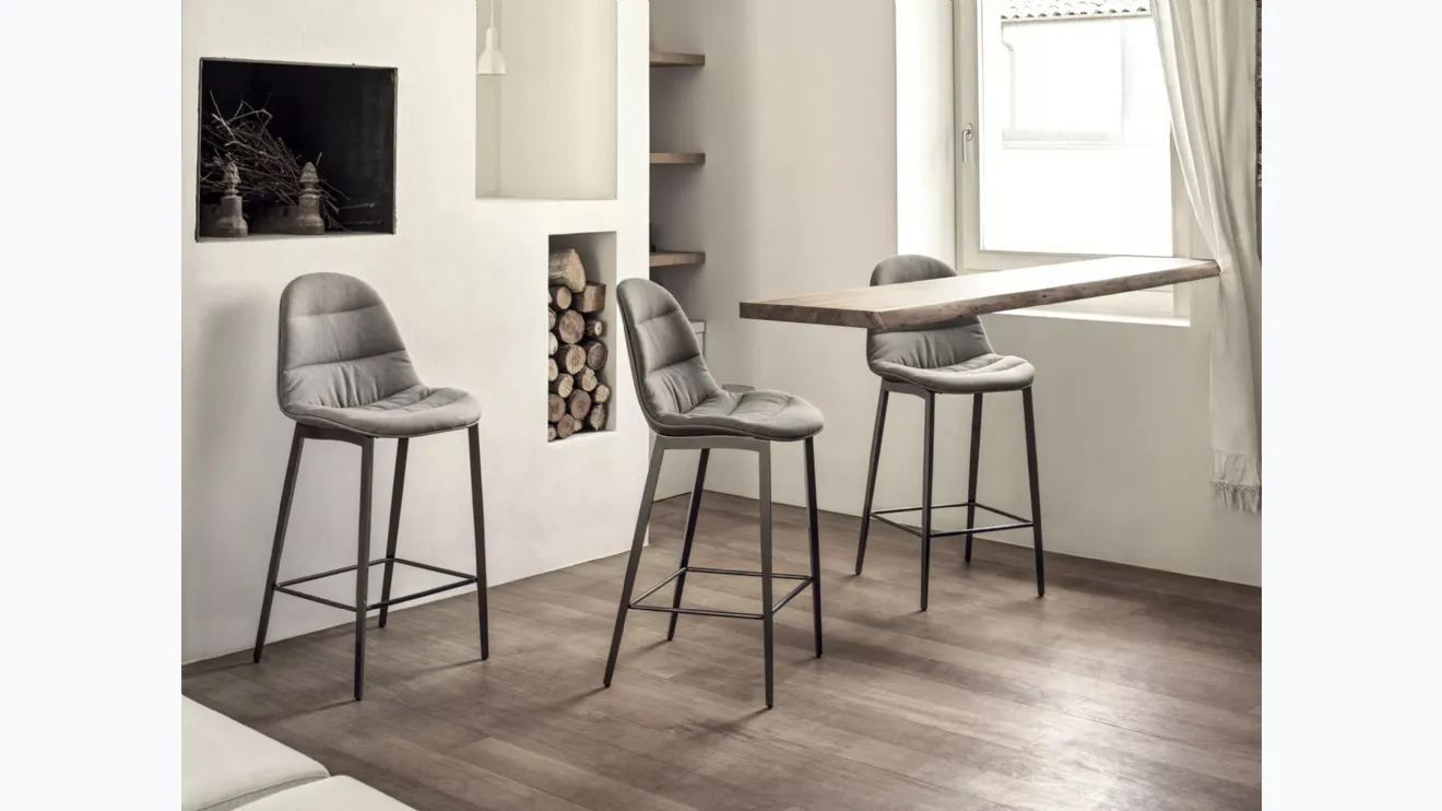 Tabouret Revêtu Mood de Bontempi