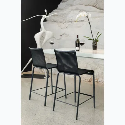 Tabouret Net en soft texplast de Bontempi