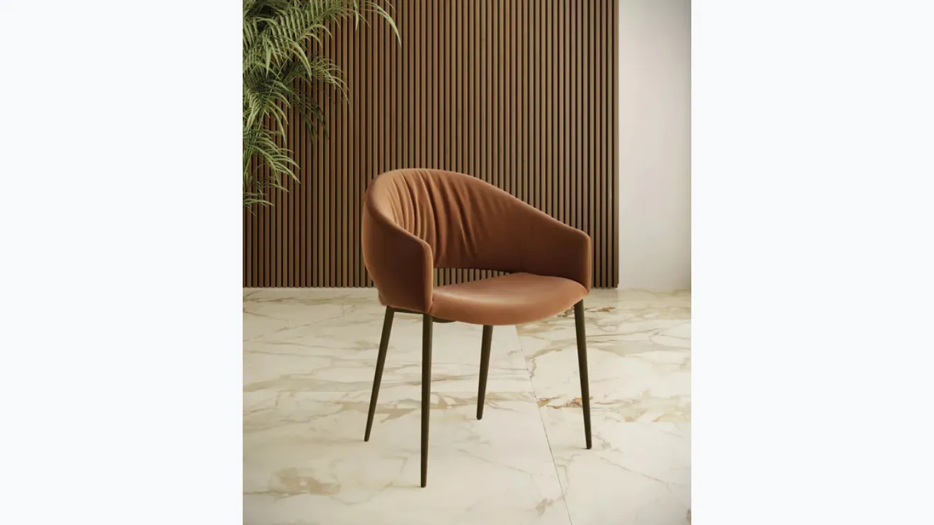 Fauteuil Nova en tissu de Bontempi