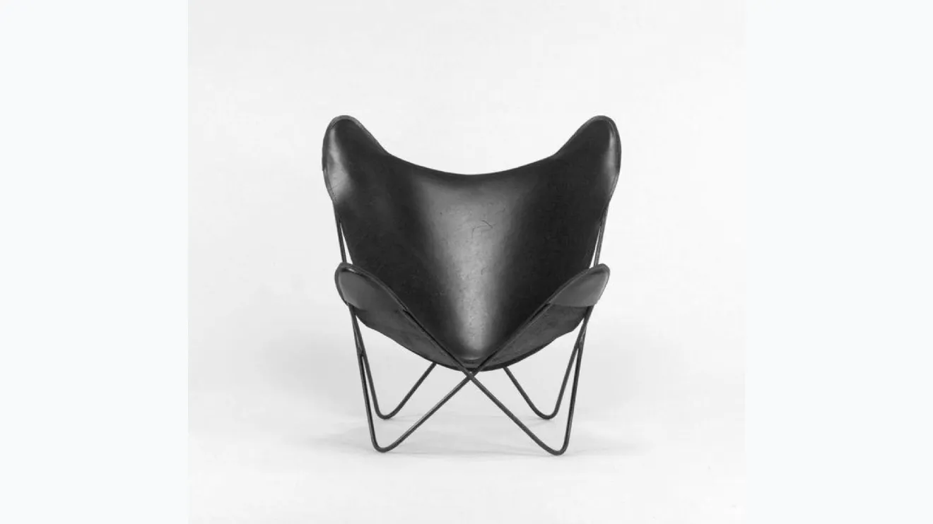 Fauteuil en cuir de la classe de Siger