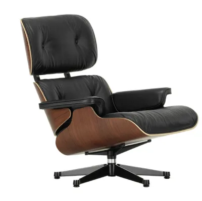 Fauteuil confortable en bois et cuir de Sigerico.