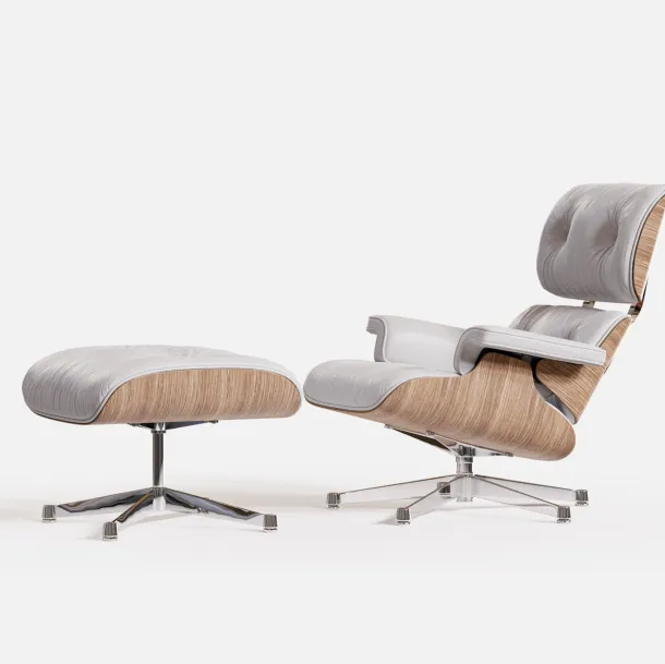 Fauteuil de style en bois et cuir de Sigerico