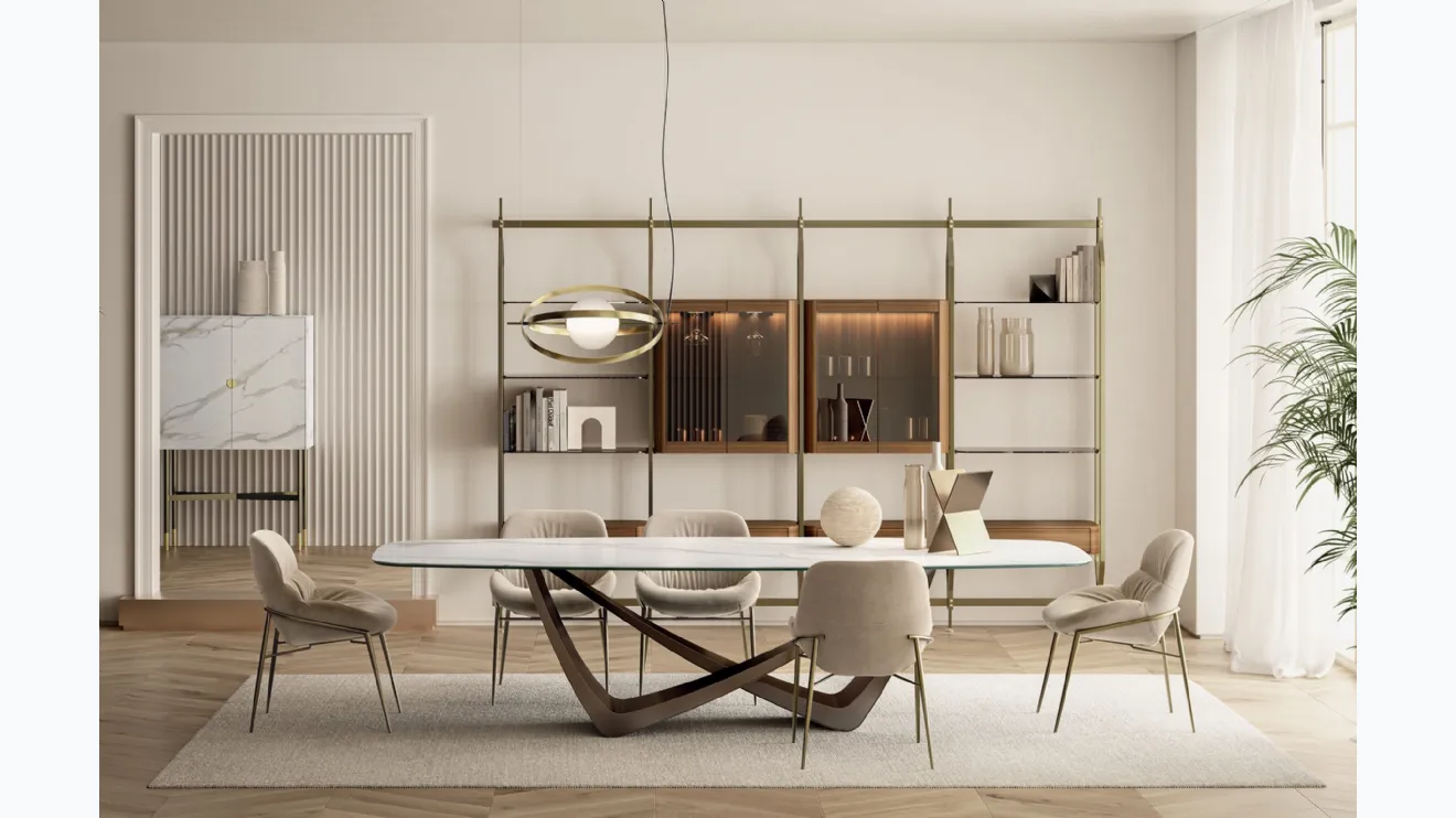 Table Bach en SuperMarmo de Bontempi