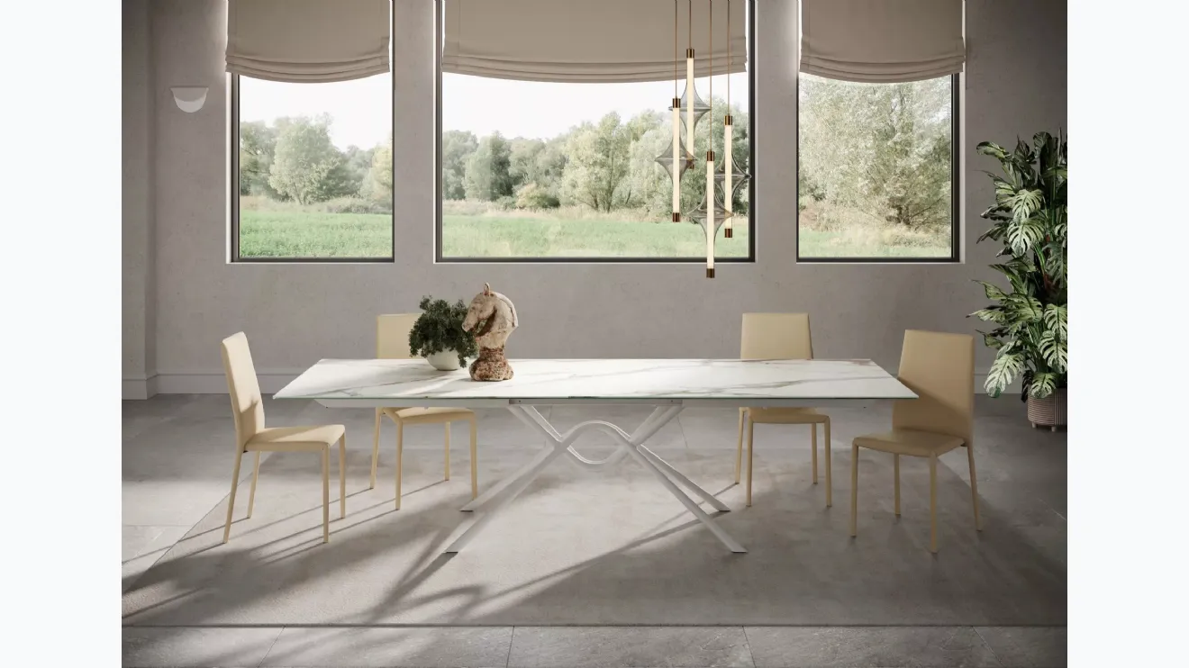 Table Hunter en SuperMarbre de Bontempi