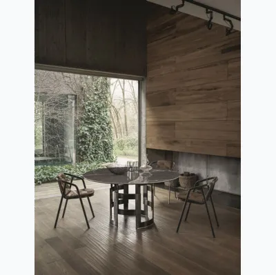 Table Impériale Ronde en SuperMarbre de Bontempi