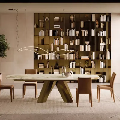 Table extensible en SuperMarmo Menhir de Bontempi