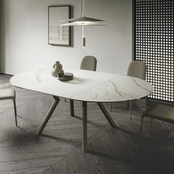 Table ronde extensible Oliver de Sedit