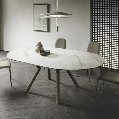 Table ronde extensible Oliver de Sedit