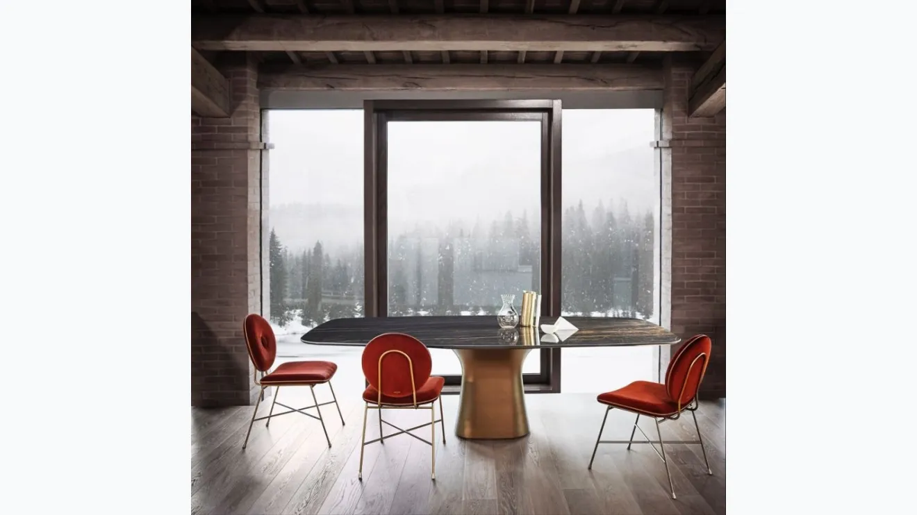 Table en SuperMarbre Podium de Bontempi