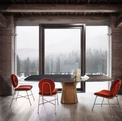 Table en SuperMarbre Podium de Bontempi