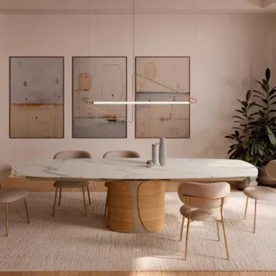 Table Talos en SuperMarbre de Bontempi