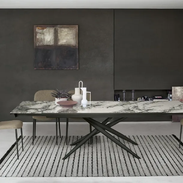 Table extensible Tiffany Glass Decor par Sedit